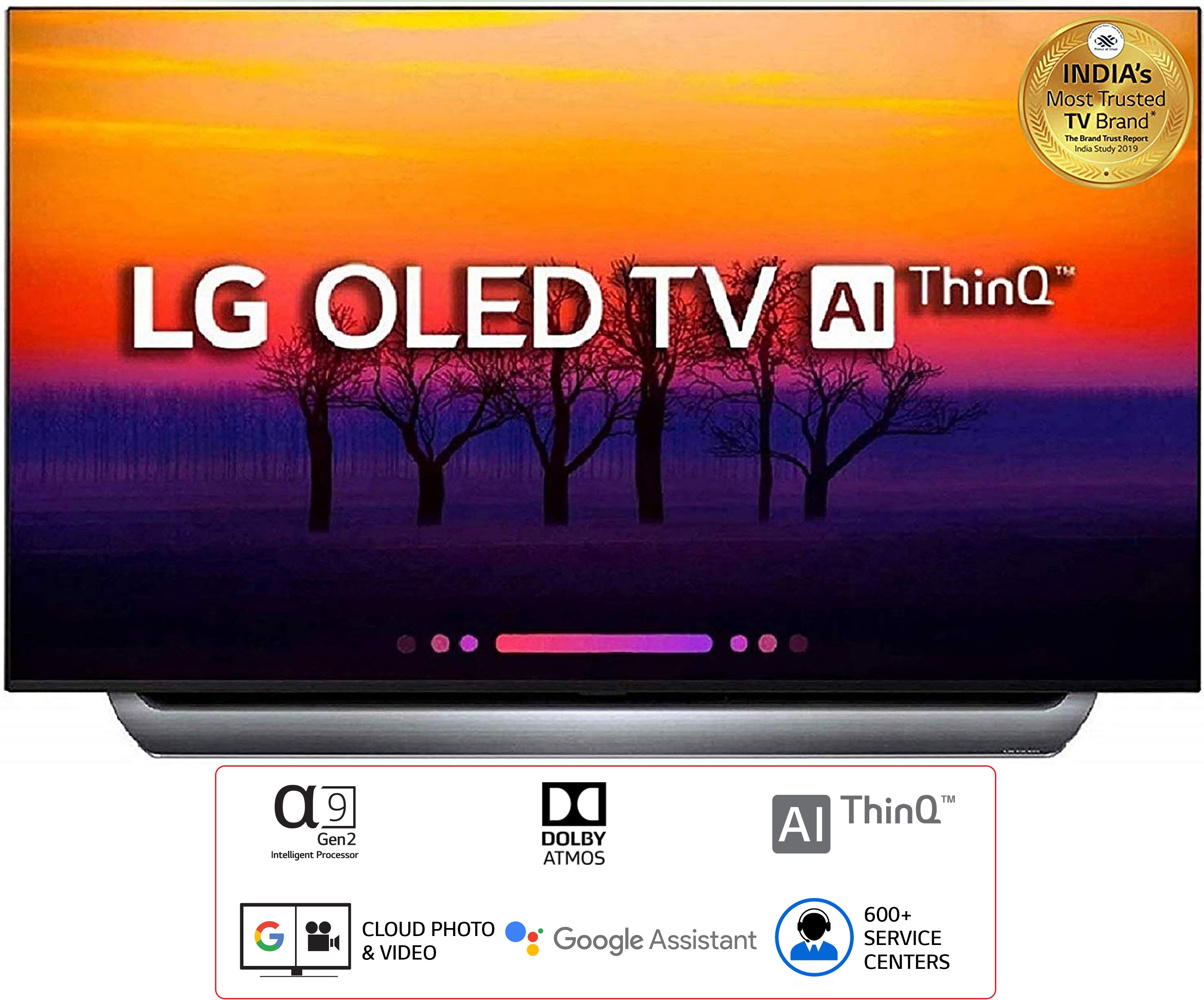 LG   (55 inch) Ultra HD (4K)AMOLED (OLED55C8PTA)