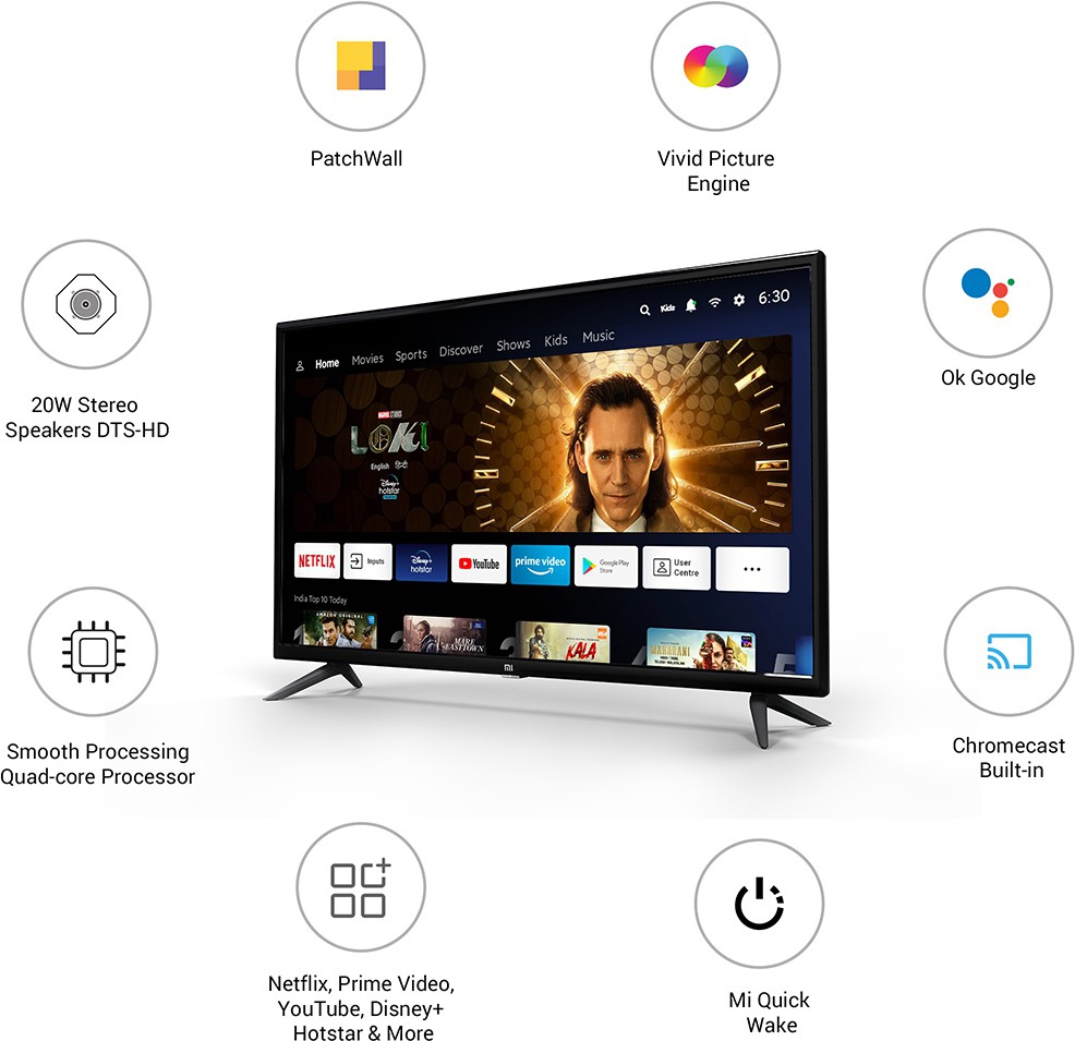 Xiaomi 4C (32 inch) HD Ready (L32M6-INC) Xiaomi 4C (32 inch) HD Ready (L32M6-INC)