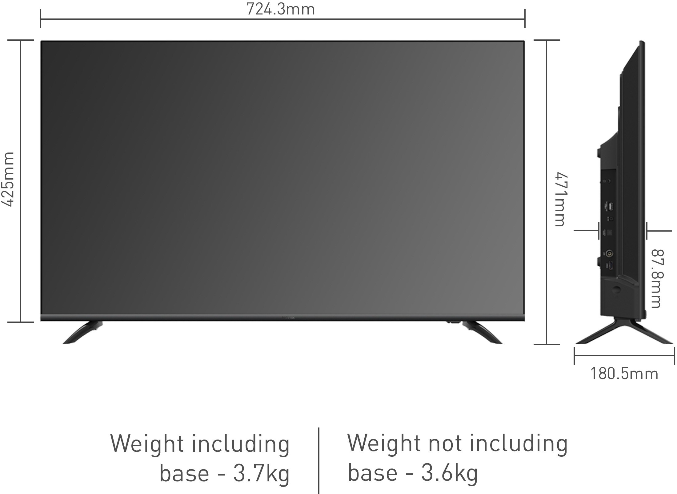 Infinix  X1 (32 inch) HD Ready (32X1)