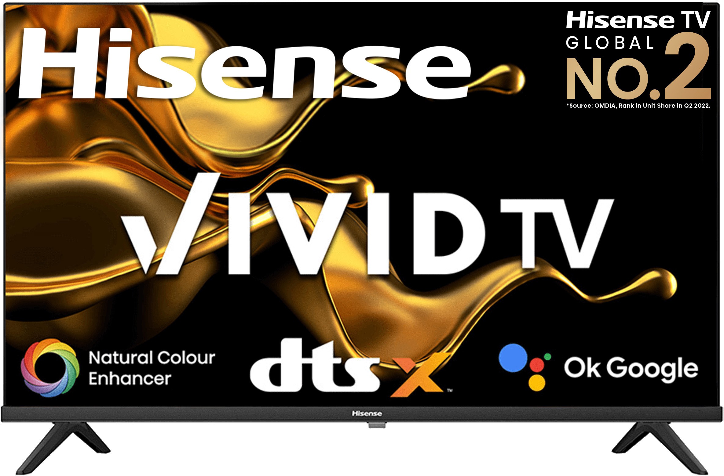 Hisense A4G Series (32 inch) HD Ready IPS, A+ Grade Ultra Vivid High Contrast Panel ( 32A4G )