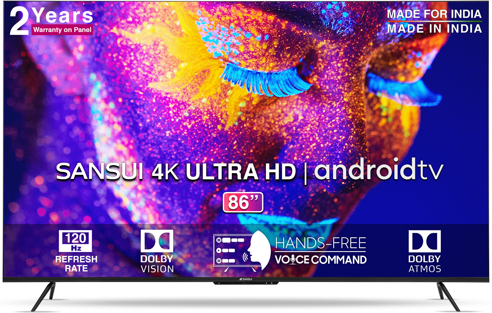 Sansui (86 inch) Ultra HD (4K) IPS ( JSW86ASUHDFF )