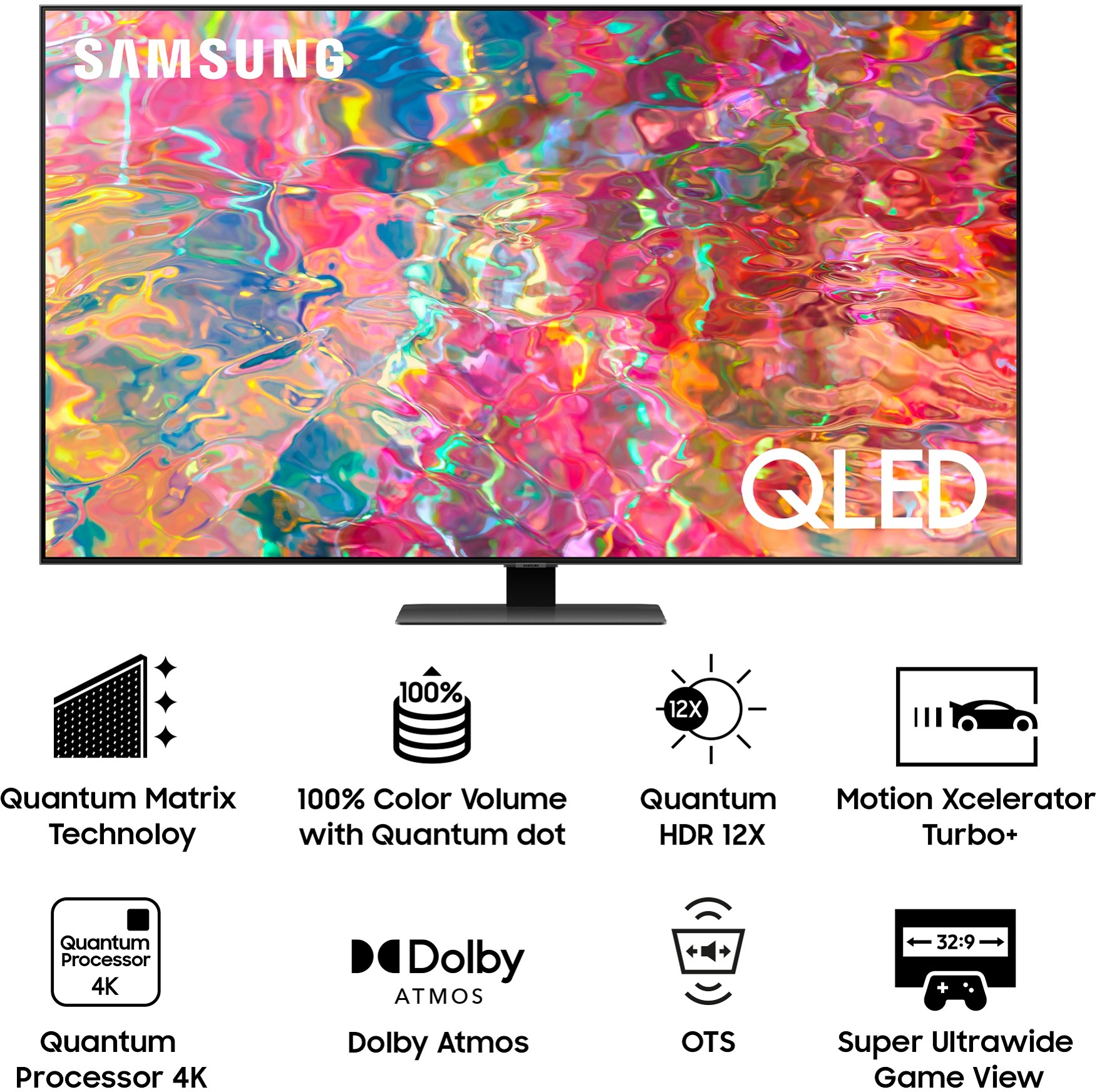 SAMSUNG Q80BAKL (65 inch) Ultra HD (4K) (QA65Q80BAKLXL) SAMSUNG Q80BAKL (65 inch) Ultra HD (4K) (QA65Q80BAKLXL)