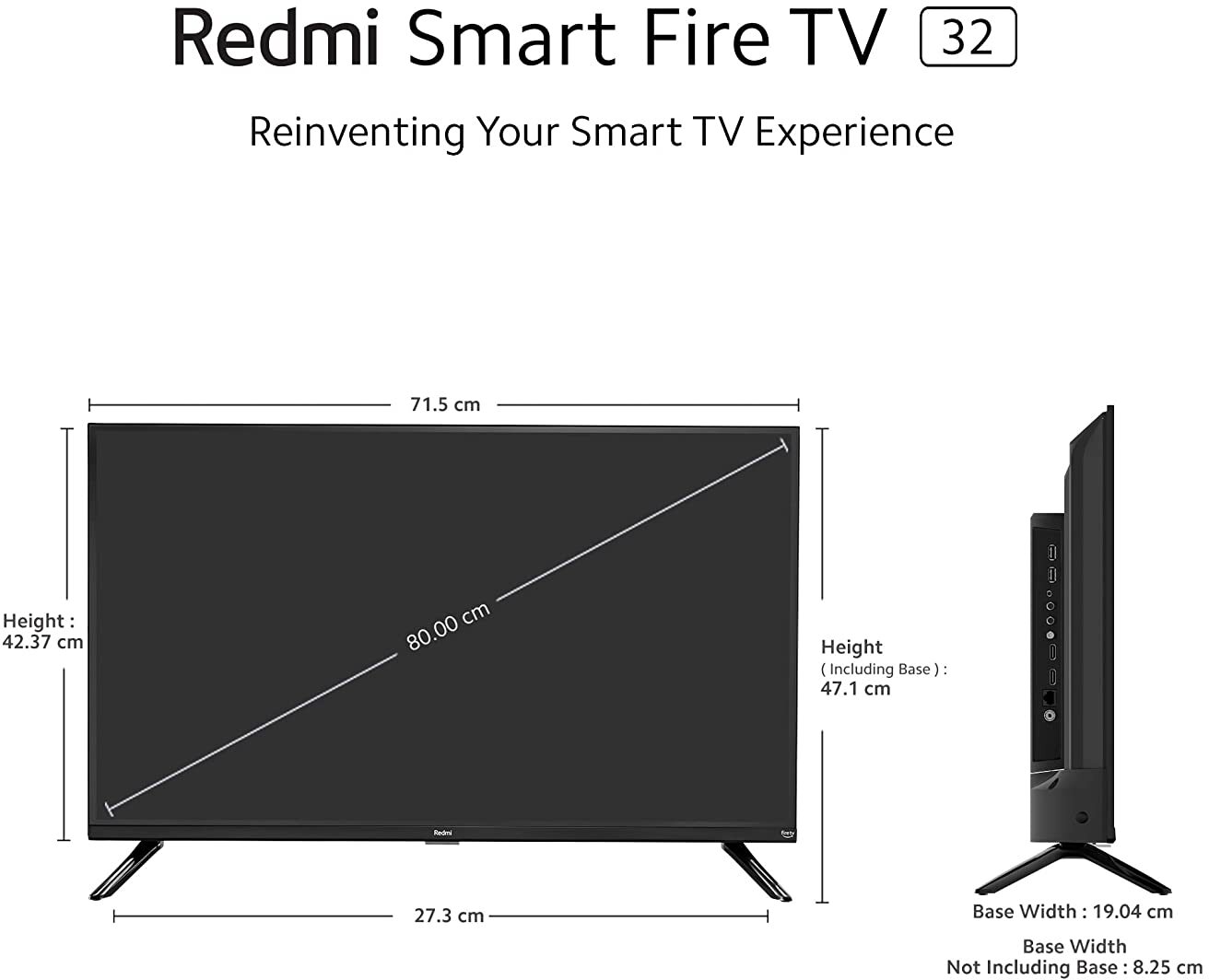 REDMI   (32 inch) HD ReadyLED (L32R8-FVIN)
