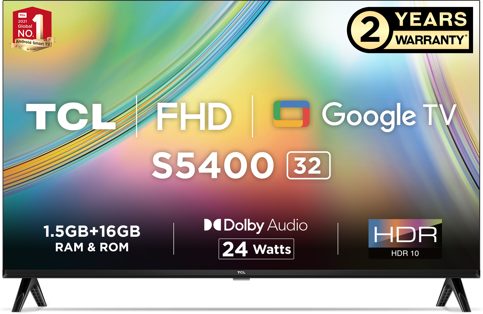 TCL (32 inch) Full HD ( 32S5400 )