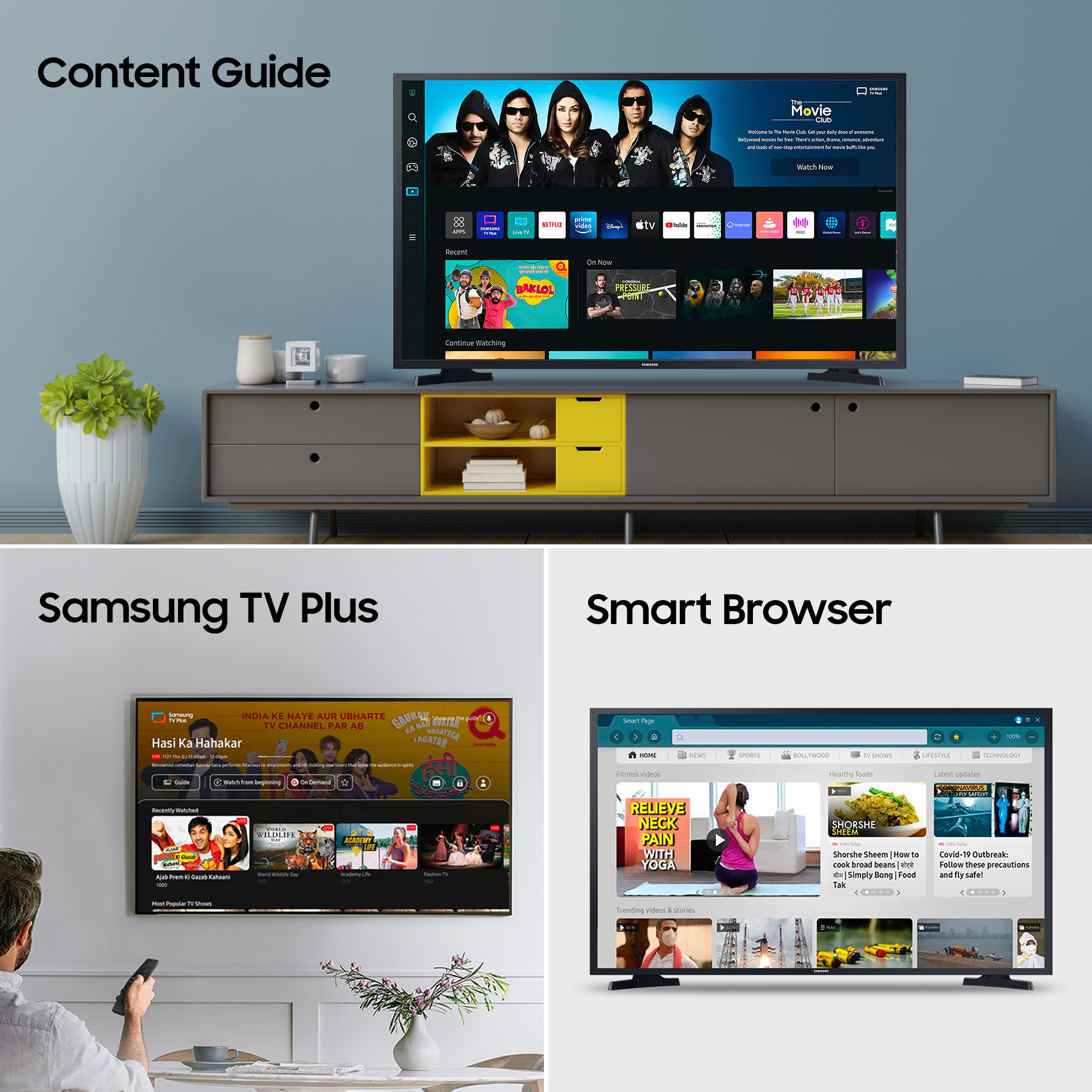 SAMSUNG (32 inch) HD Ready (UA32T4340AKXXL / UA32T4340BKXXL) SAMSUNG (32 inch) HD Ready (UA32T4340AKXXL / UA32T4340BKXXL)