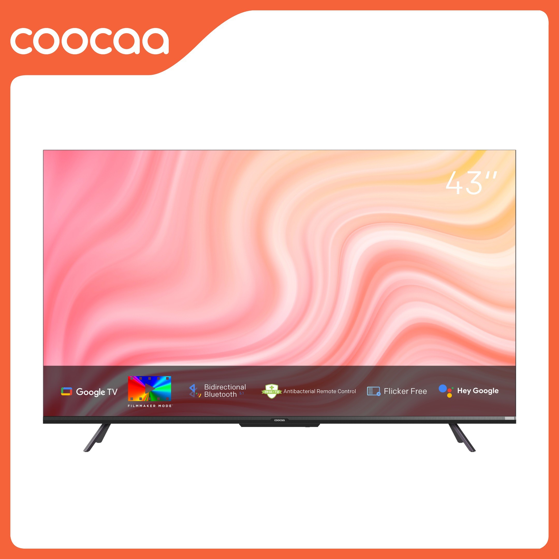 Coocaa  Frameless (43 inch) Ultra HD (4K)IPS (43Y72)