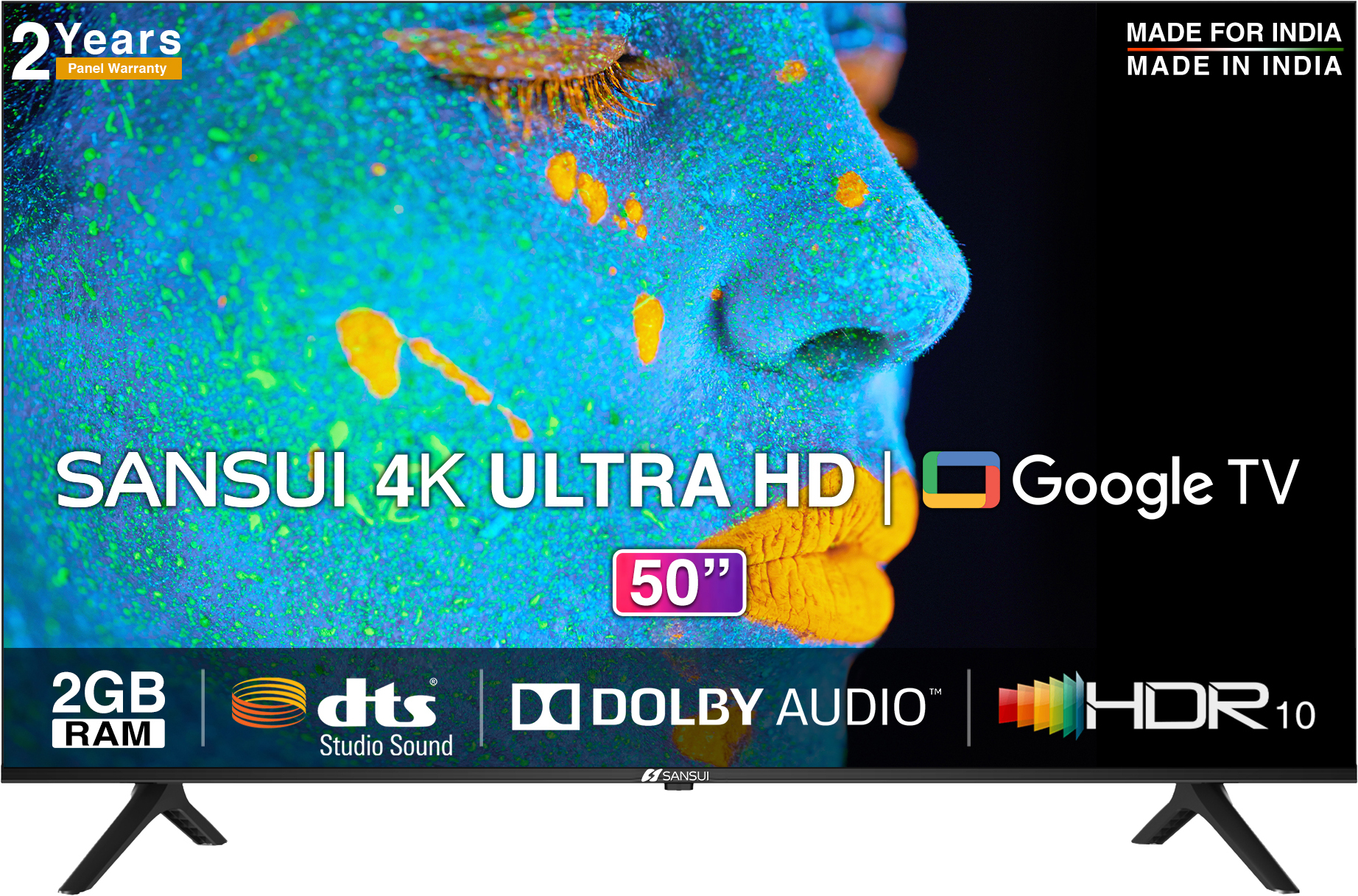 Sansui   (50 inch) Ultra HD (4K)A+ Grade (JSW50GSUHD)