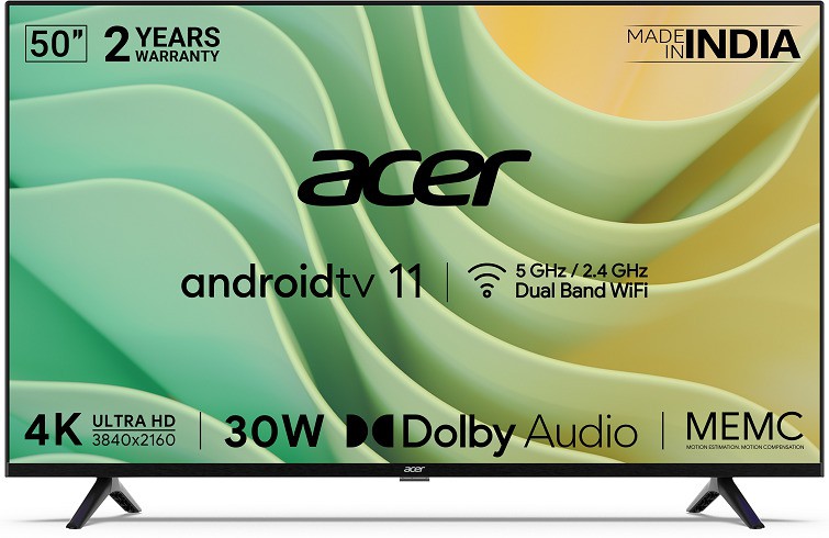 Acer I Series (50 inch) Ultra HD (4K) A+ Grade ( AR50AR2851UDFL )