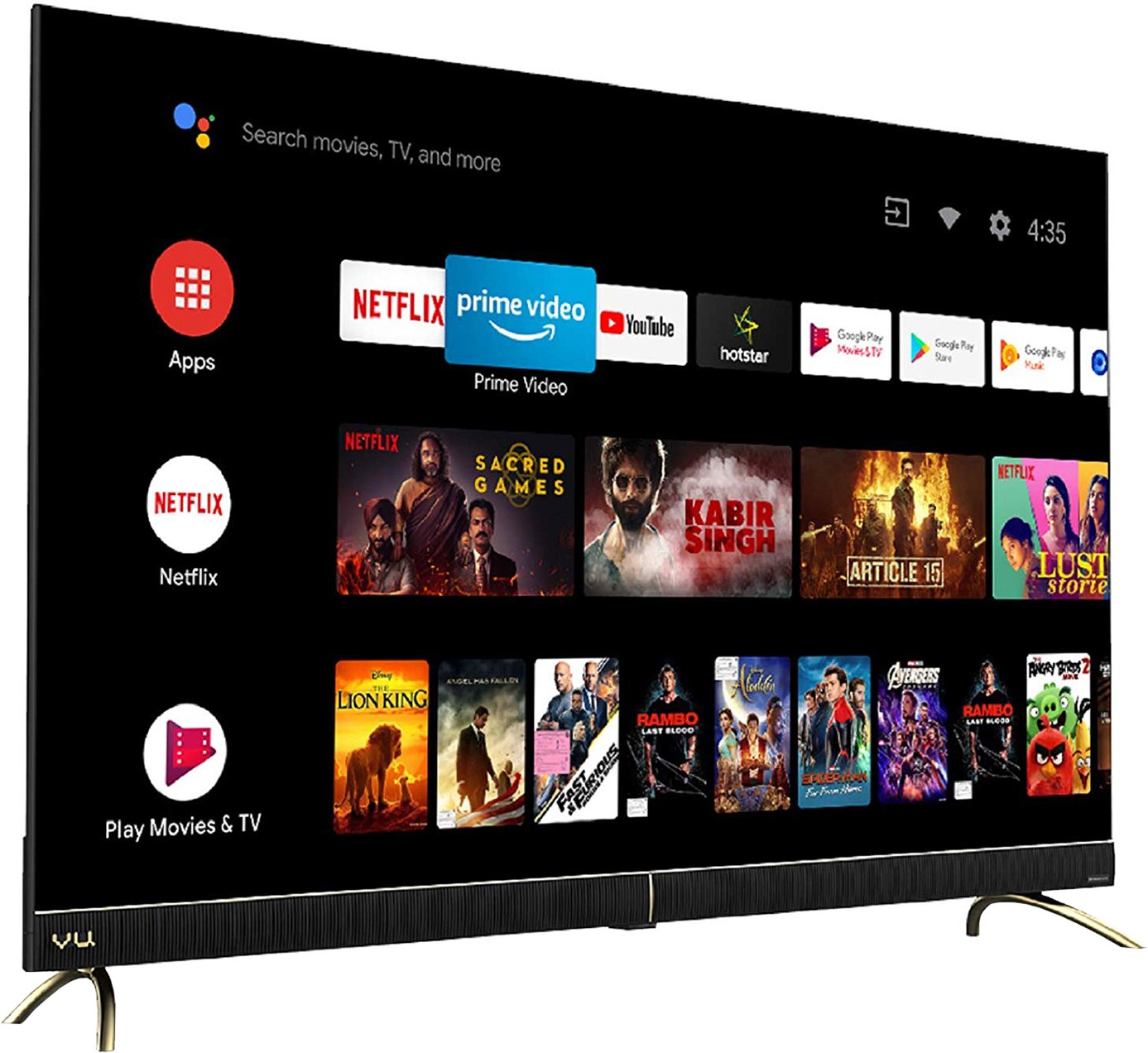 Vu cinema TV (43 inch) Ultra HD (4K) (43CA) Vu cinema TV (43 inch) Ultra HD (4K) (43CA)