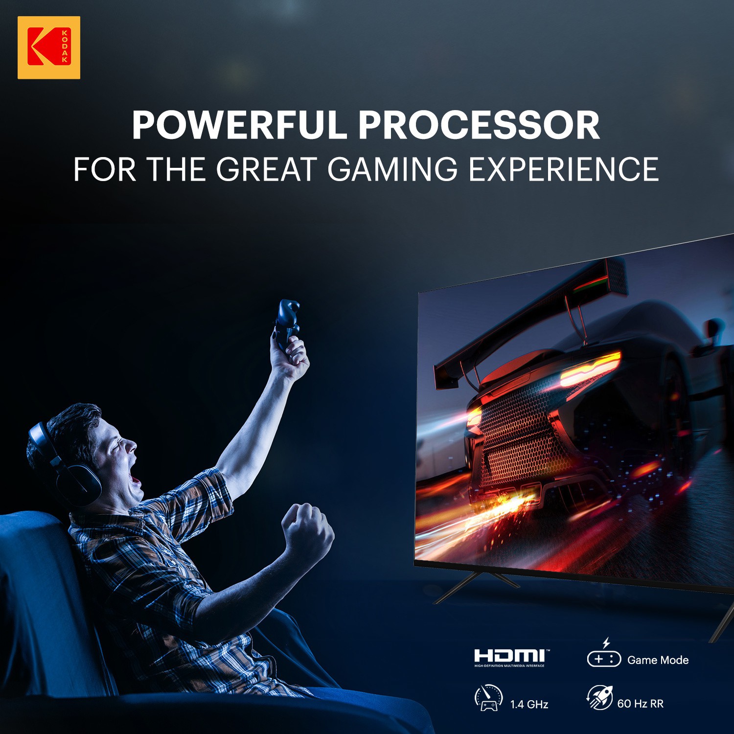 KODAK 7XPro (50 inch) Ultra HD (4K)IPS (50UHDX7XPROBL) KODAK 7XPro (50 inch) Ultra HD (4K)IPS (50UHDX7XPROBL)