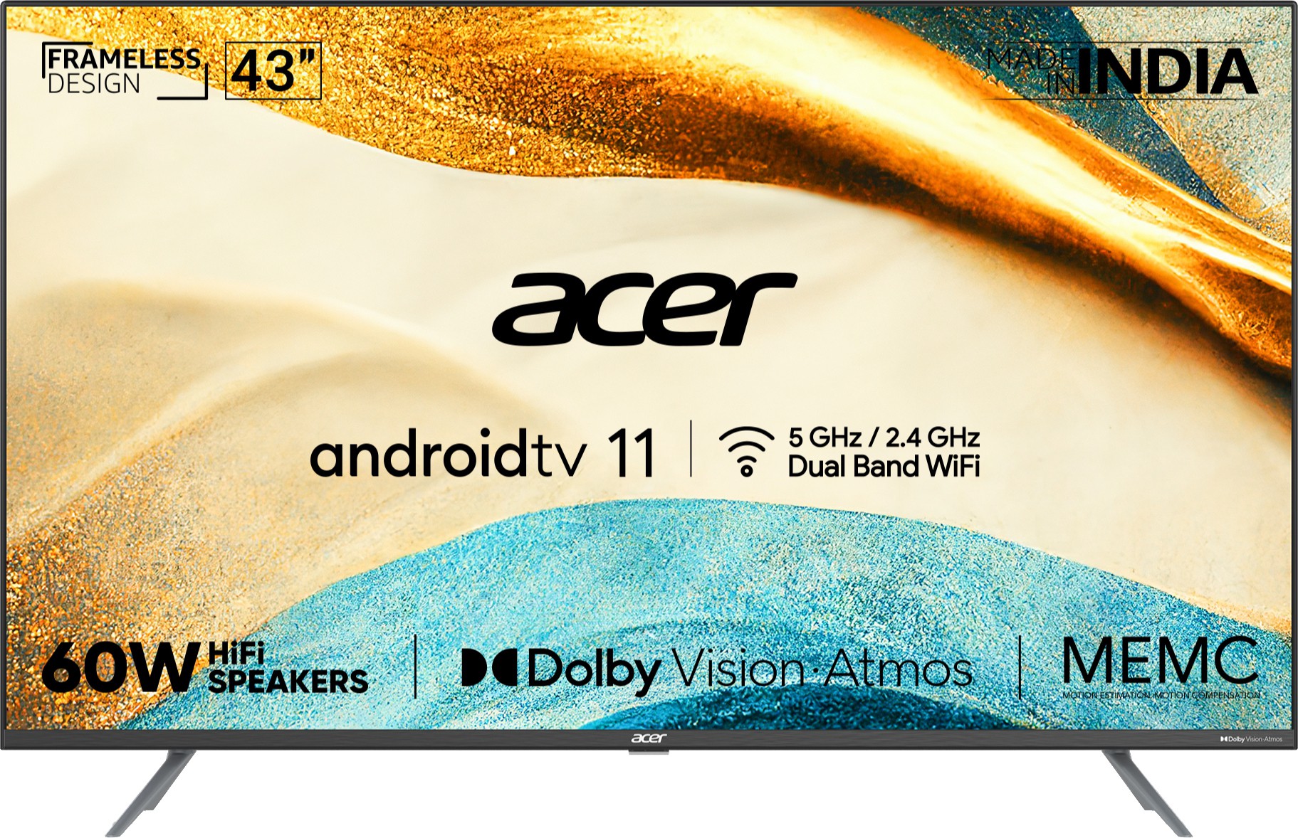 Acer (43 inch) Ultra HD (4K) ( AR43AR2851UDPRO )