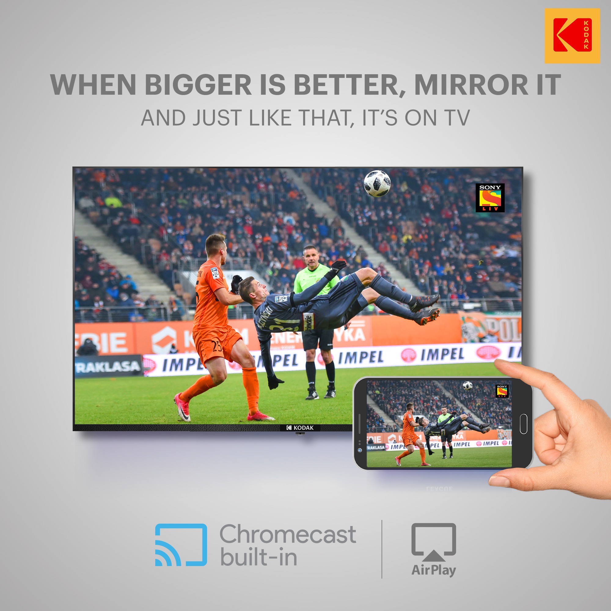 KODAK CA Series (55 inch) Ultra HD (4K)IPS (55CA0909) KODAK CA Series (55 inch) Ultra HD (4K)IPS (55CA0909)