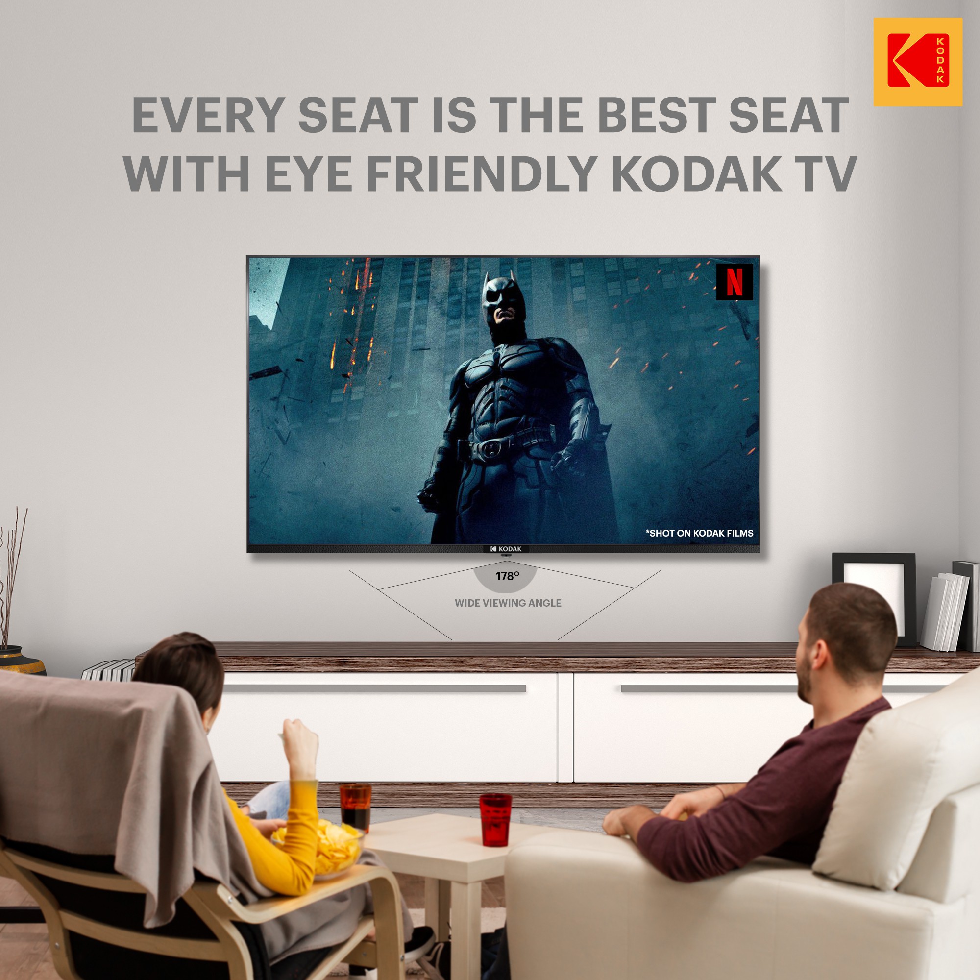 KODAK  CA Series (55 inch) Ultra HD (4K)IPS (55CA0909)