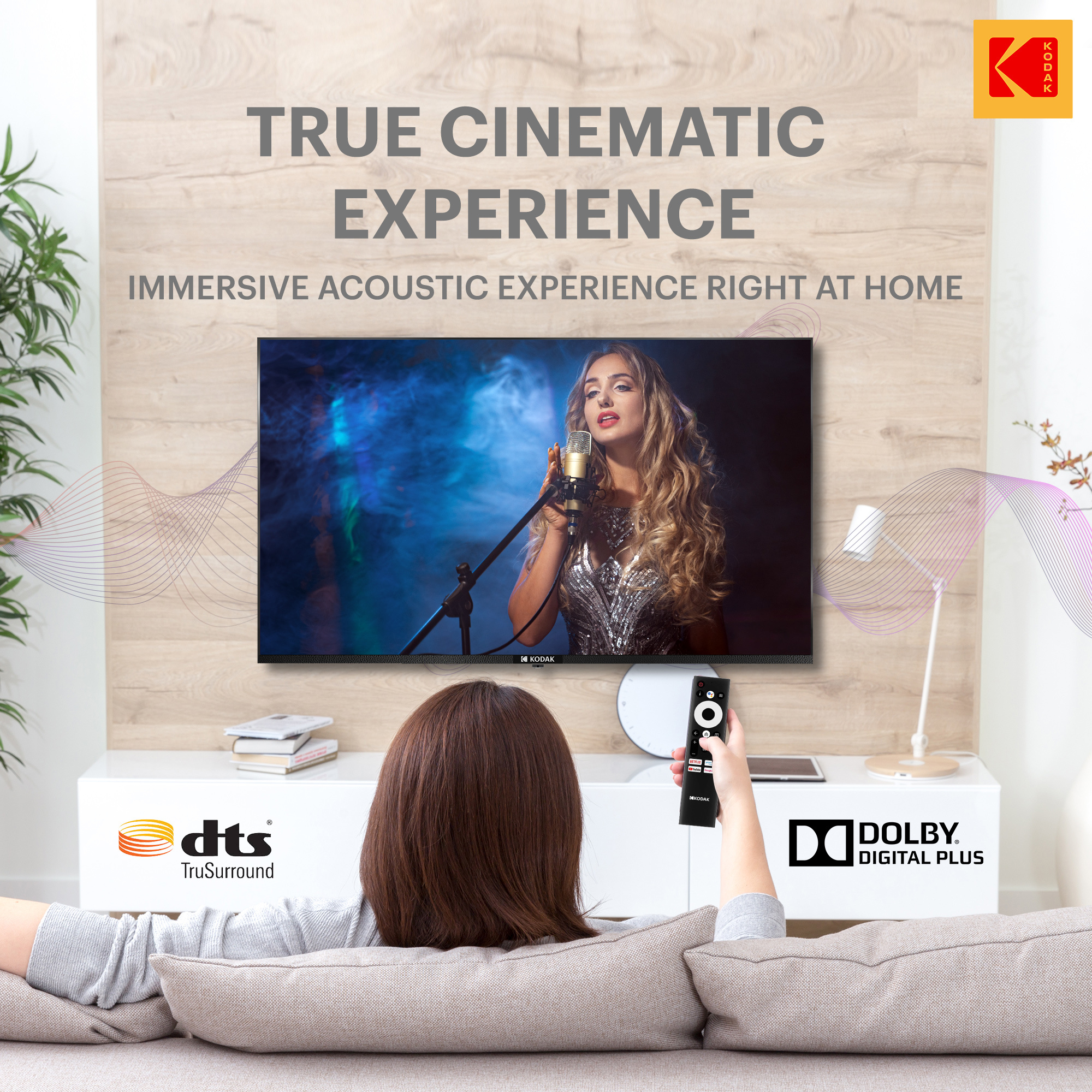 KODAK  CA Series (55 inch) Ultra HD (4K)IPS (55CA0909)