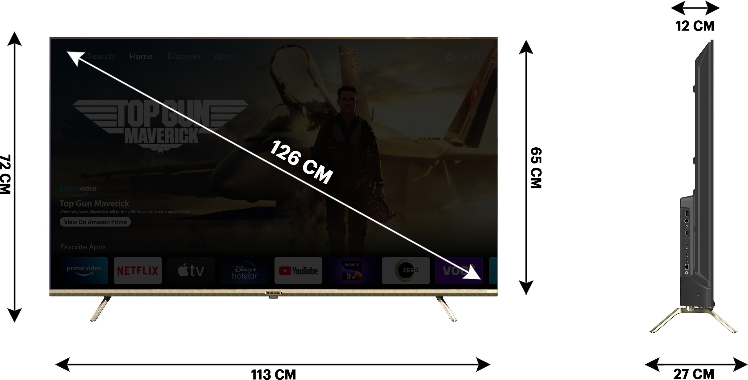 Thomson  OATHPRO Max (50 inch) Ultra HD (4K)IPS+ (50OPMAX9077)