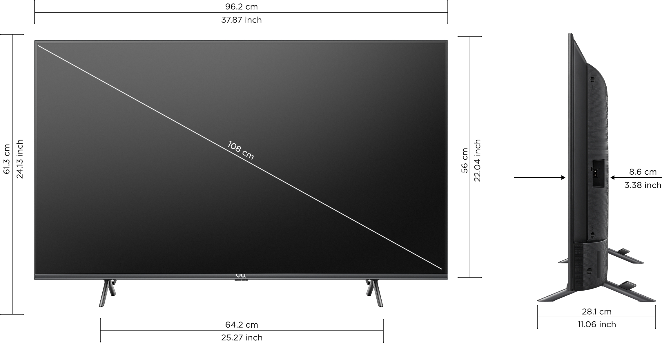 Vu  GloLED (43 inch) Ultra HD (4K) (43GloLED)