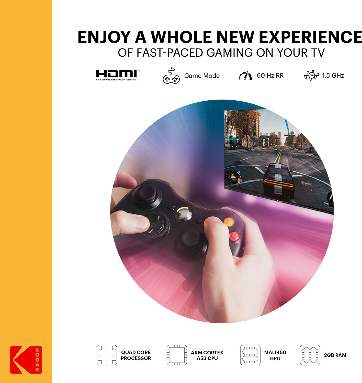 KODAK  CA PRO (50 inch) Ultra HD (4K)IPS+ (50CAPRO5066)