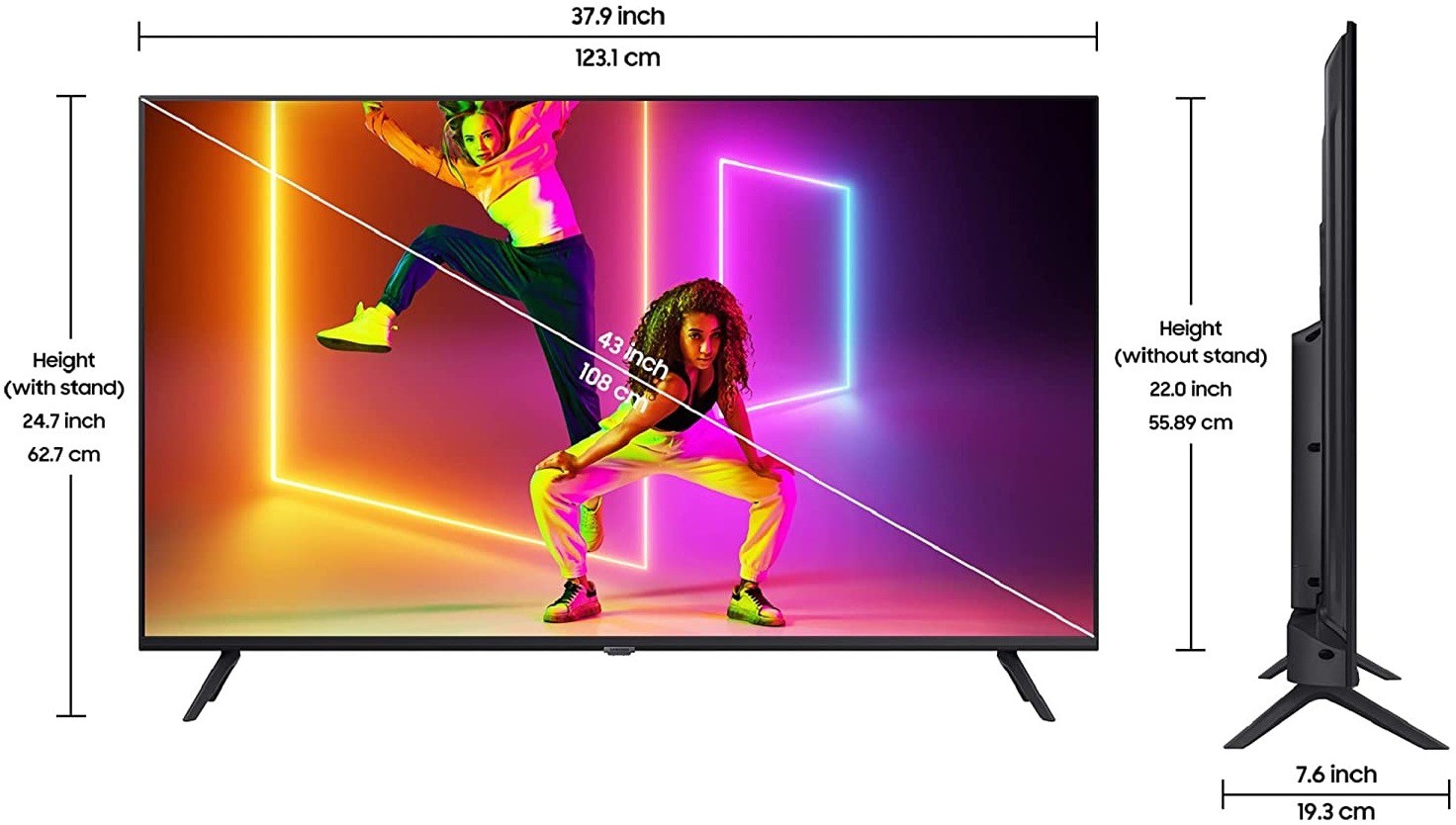 SAMSUNG (43 inch) Full HD (UA43T5450AKXXL) SAMSUNG (43 inch) Full HD (UA43T5450AKXXL)