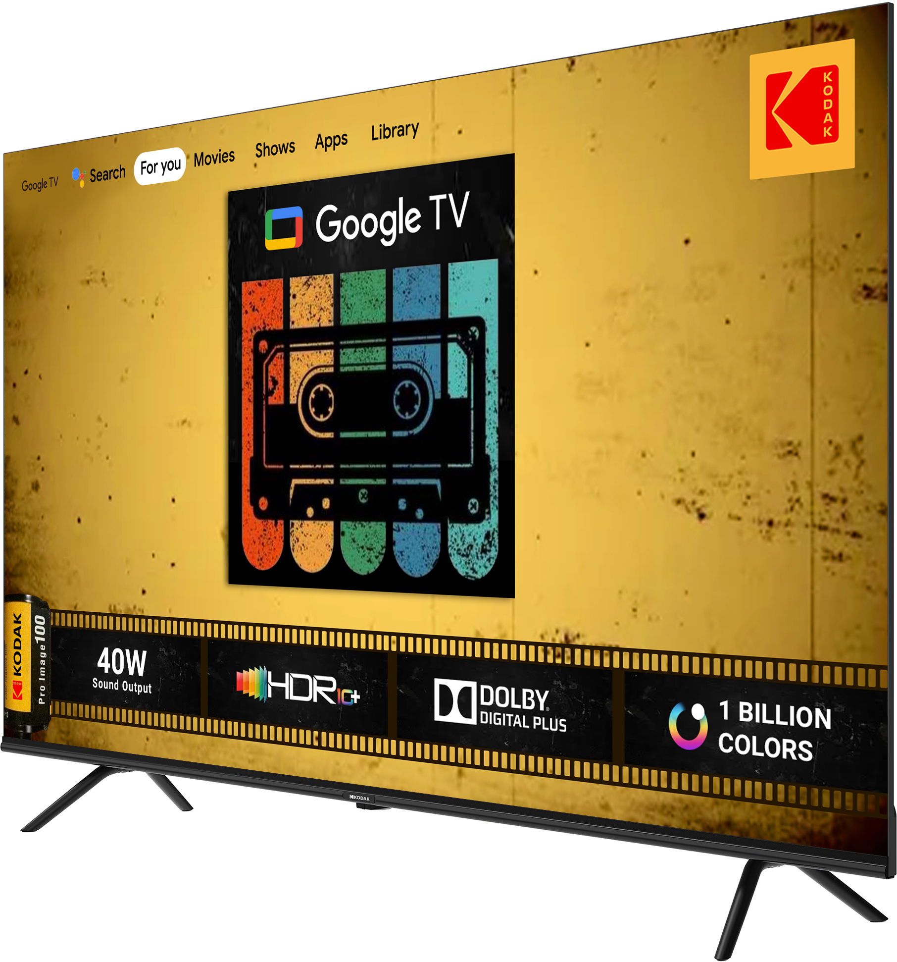 KODAK   (50 inch) Ultra HD (4K)IPS (50CAPROGT5012)