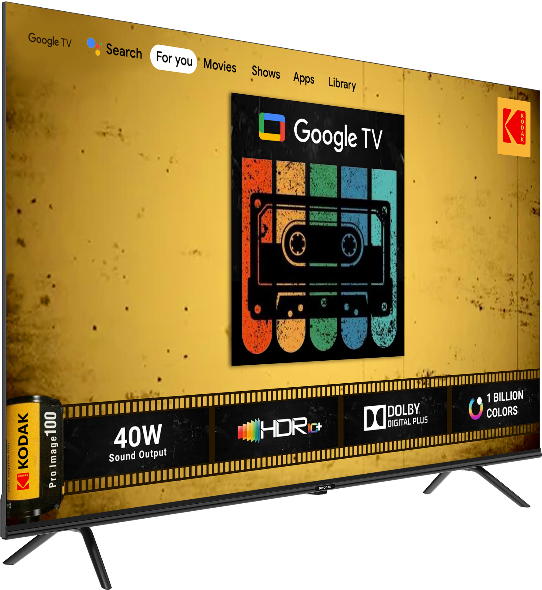 KODAK   (50 inch) Ultra HD (4K)IPS (50CAPROGT5012)
