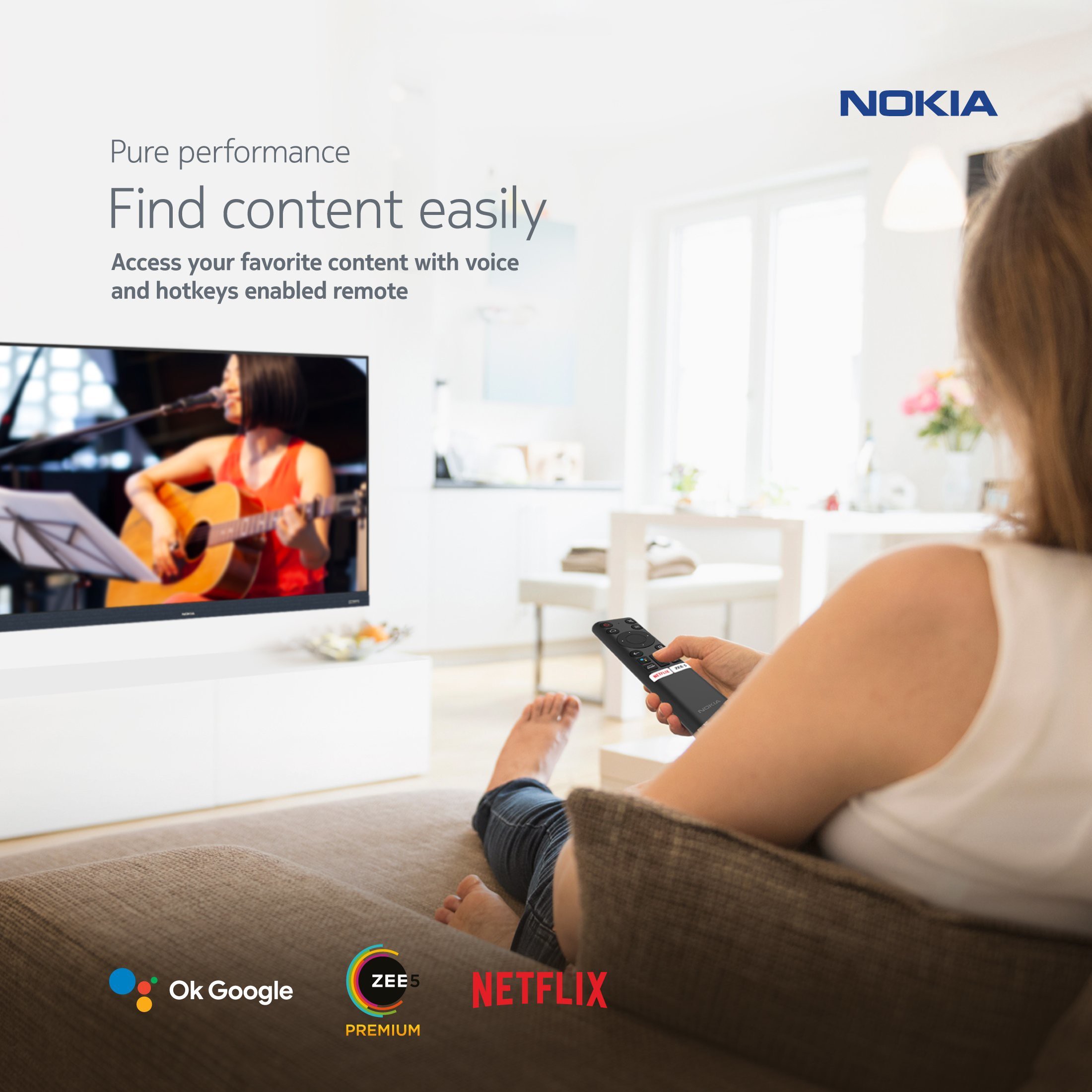 Nokia (55 inch) Ultra HD (4K)VA Panel (55TAUHDN) Nokia (55 inch) Ultra HD (4K)VA Panel (55TAUHDN)