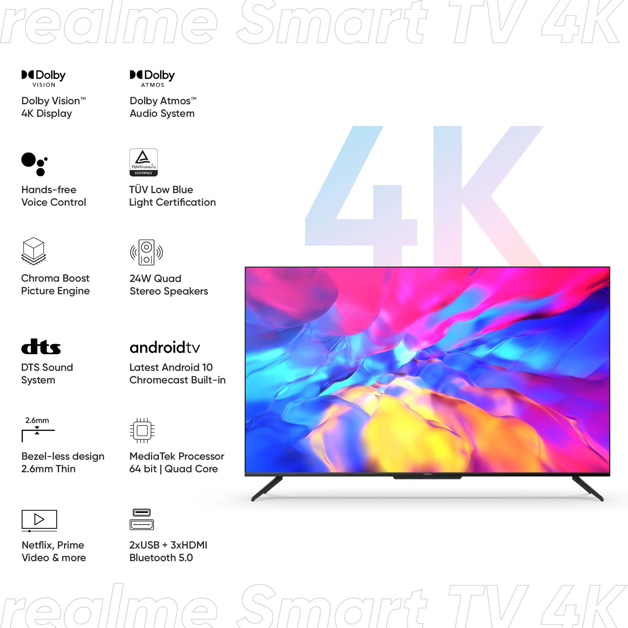 realme   (50 inch) Ultra HD (4K) (RMV2005)