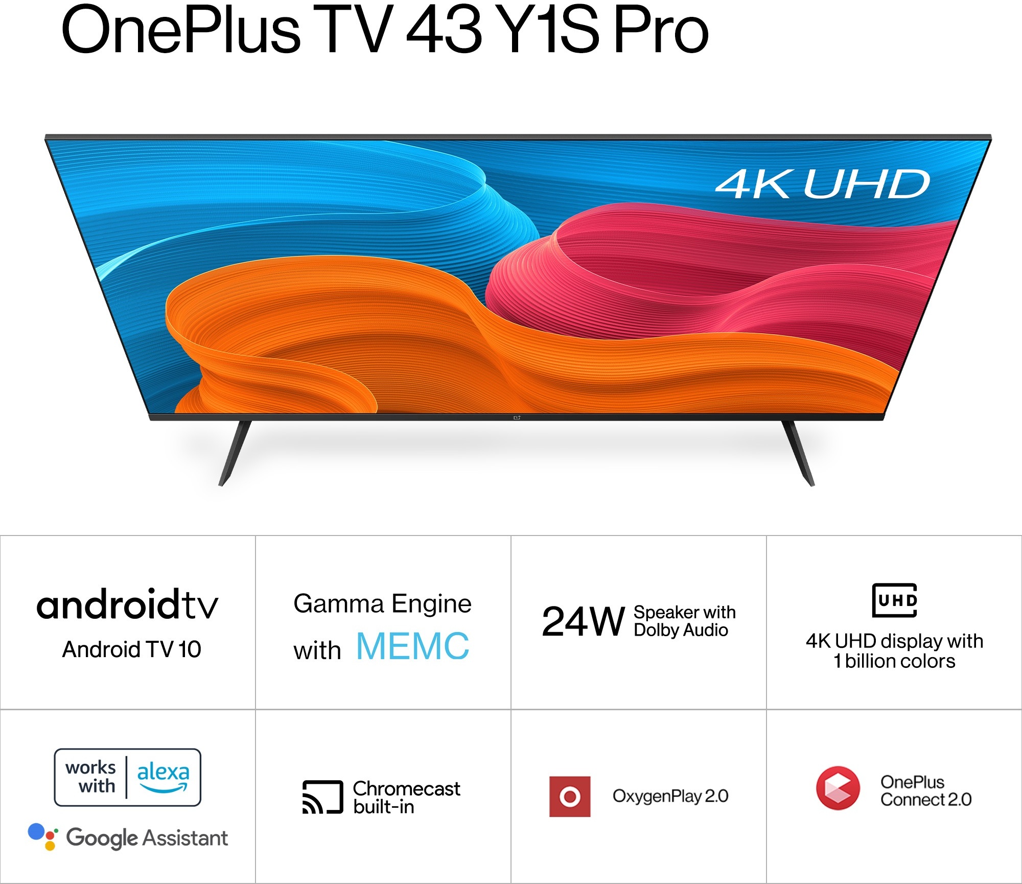 OnePlus   (43 inch) Ultra HD (4K) (43UD2A00)