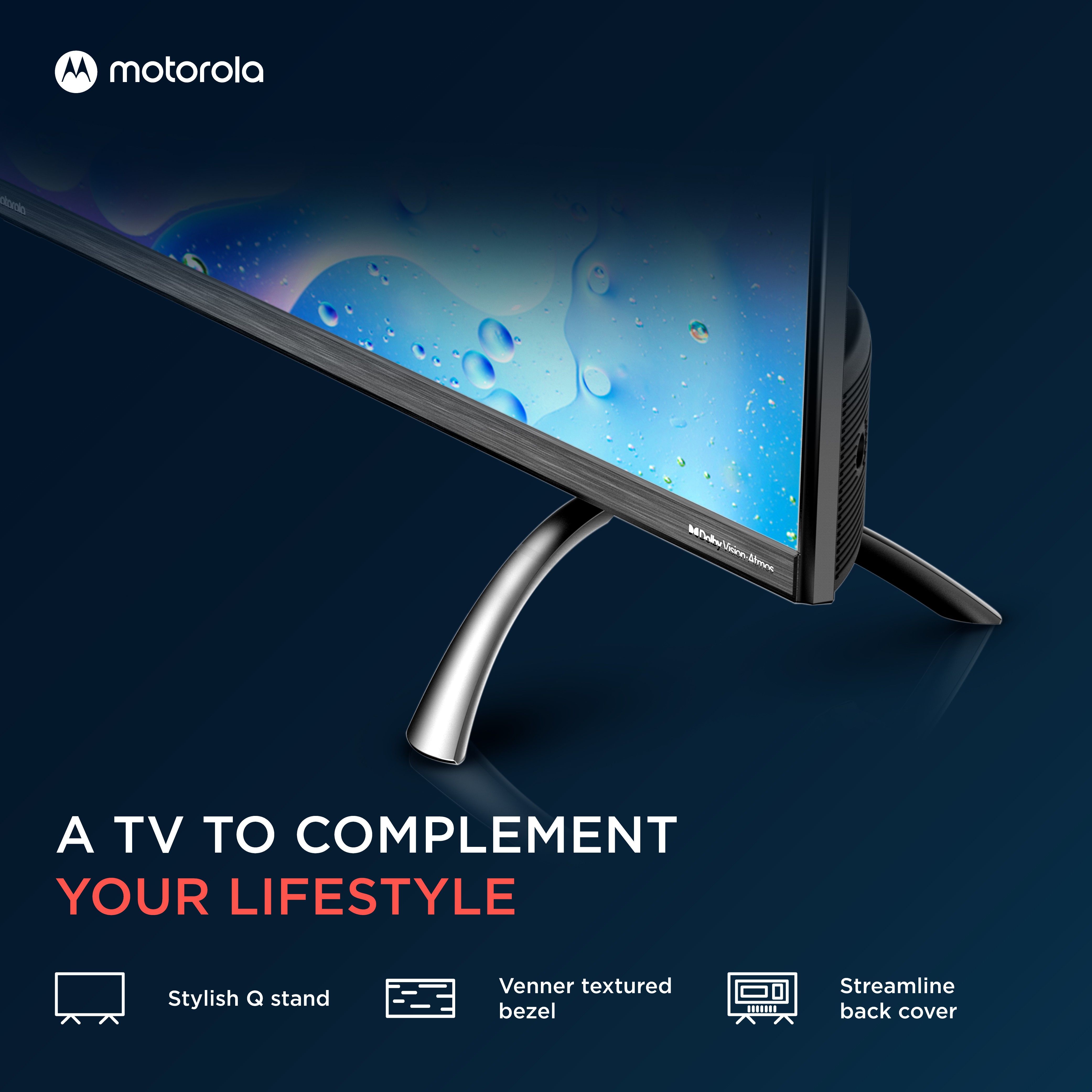 MOTOROLA  Revou-Q (50 inch) Ultra HD (4K)VA Panel (50UHDAQMDT5Q)