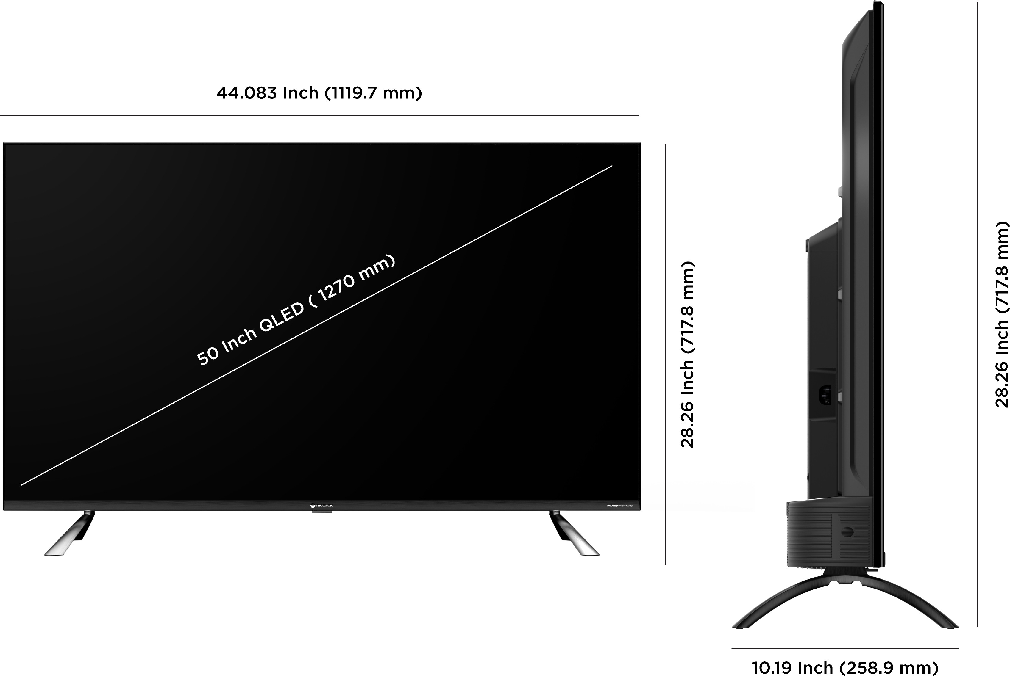 MOTOROLA  Revou-Q (50 inch) Ultra HD (4K)VA Panel (50UHDAQMDT5Q)