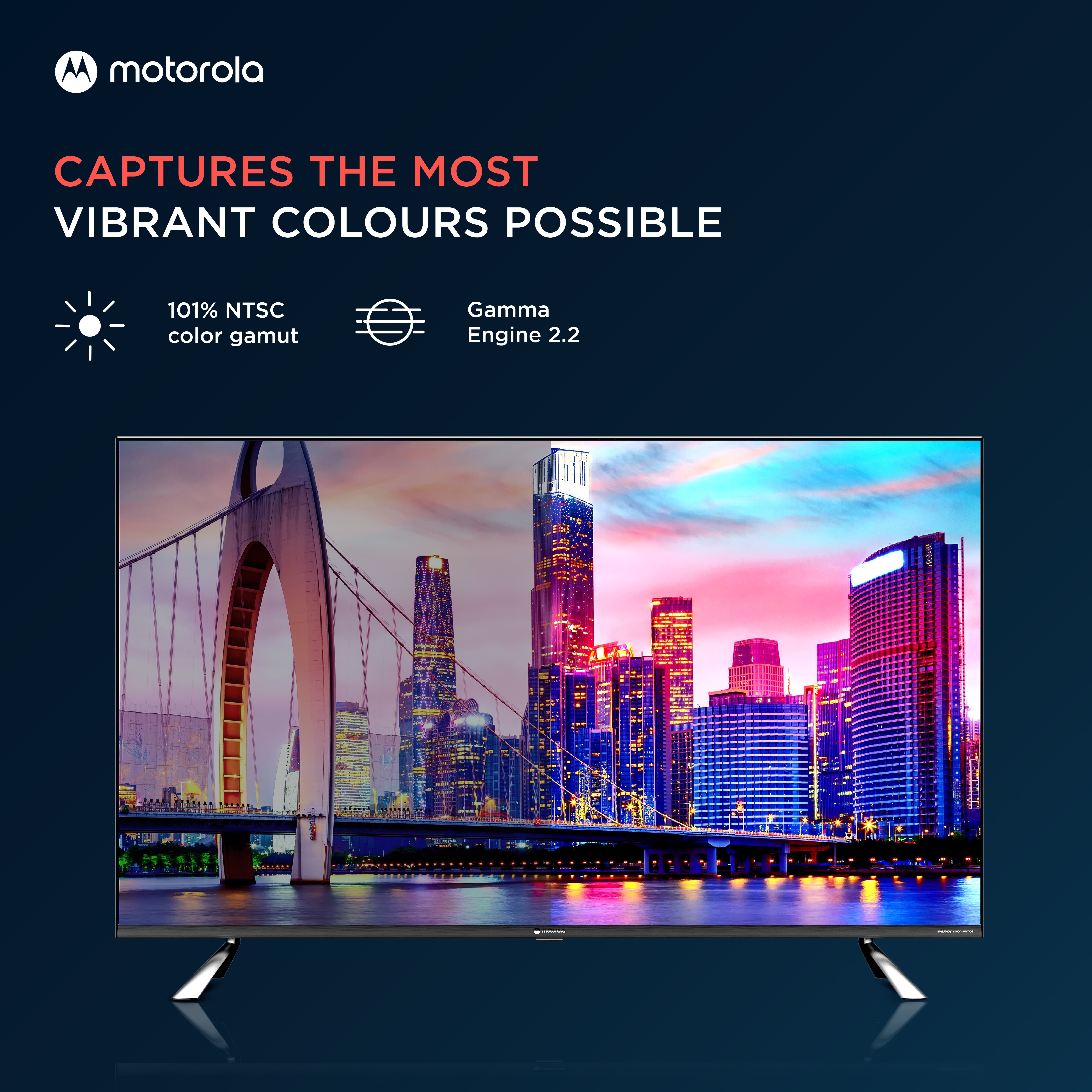 MOTOROLA  Revou-Q (50 inch) Ultra HD (4K)VA Panel (50UHDAQMDT5Q)