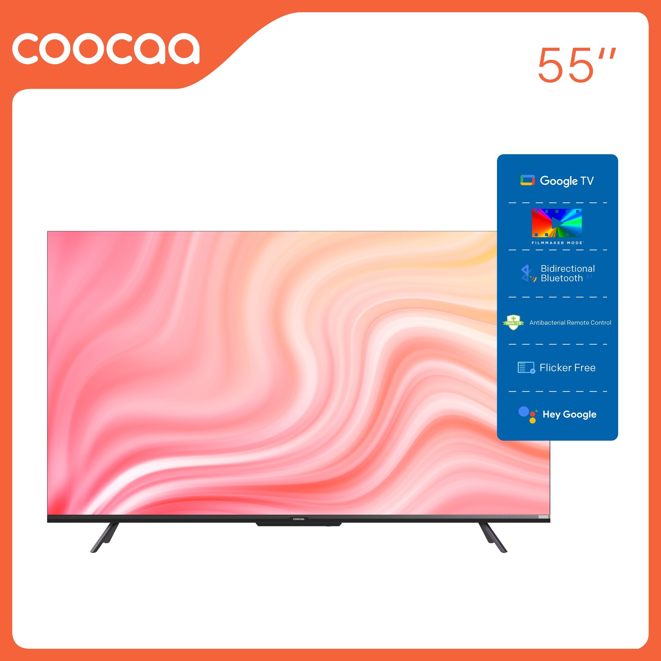 Coocaa  Frameless (55 inch) Ultra HD (4K)IPS (55Y72)