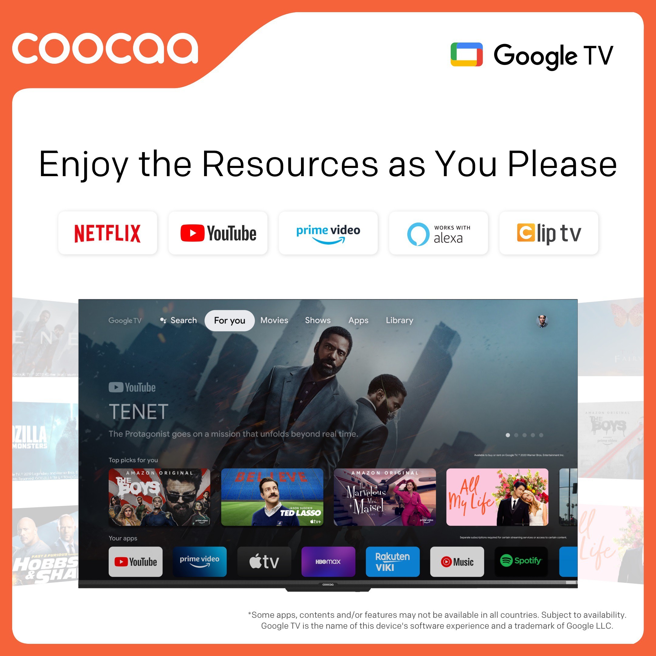 Coocaa  Frameless (55 inch) Ultra HD (4K)IPS (55Y72)