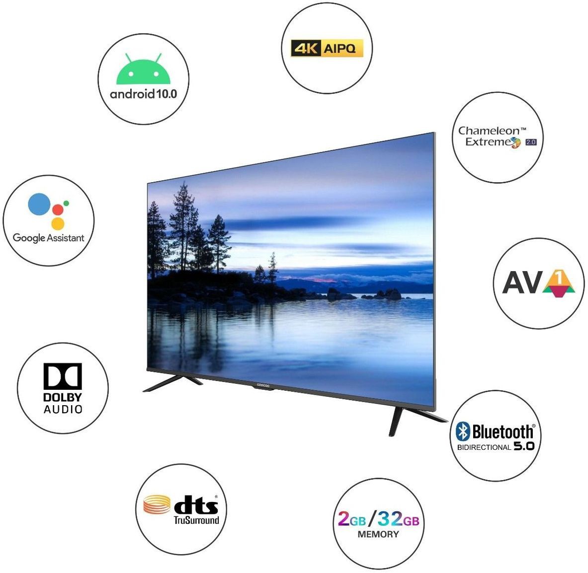 Coocaa   (55 inch) Ultra HD (4K) (55S6G Pro)