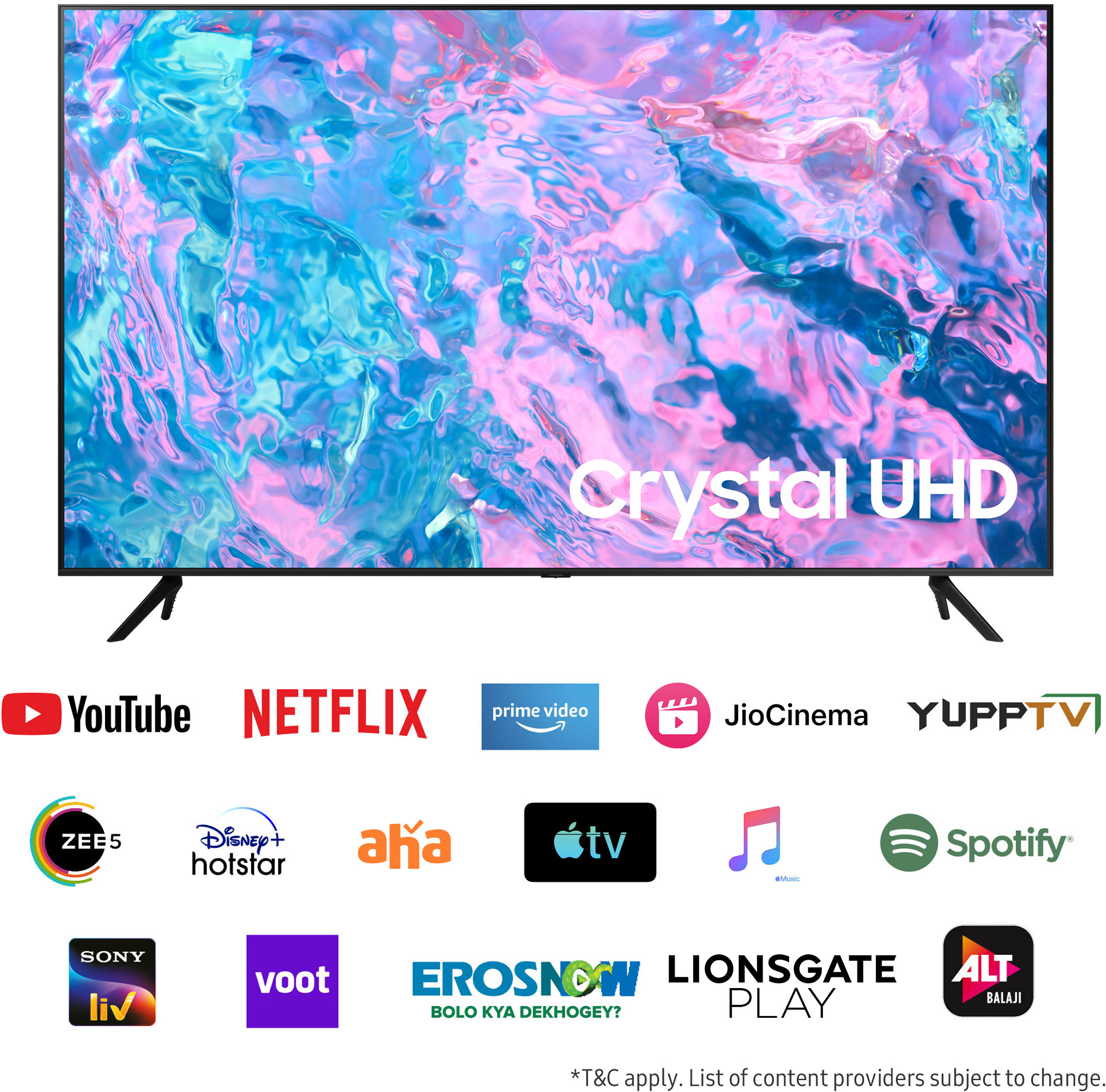 SAMSUNG Crystal 4K iSmart Series (43 inch) Ultra HD (4K) (UA43CUE60AKLXL) SAMSUNG Crystal 4K iSmart Series (43 inch) Ultra HD (4K) (UA43CUE60AKLXL)