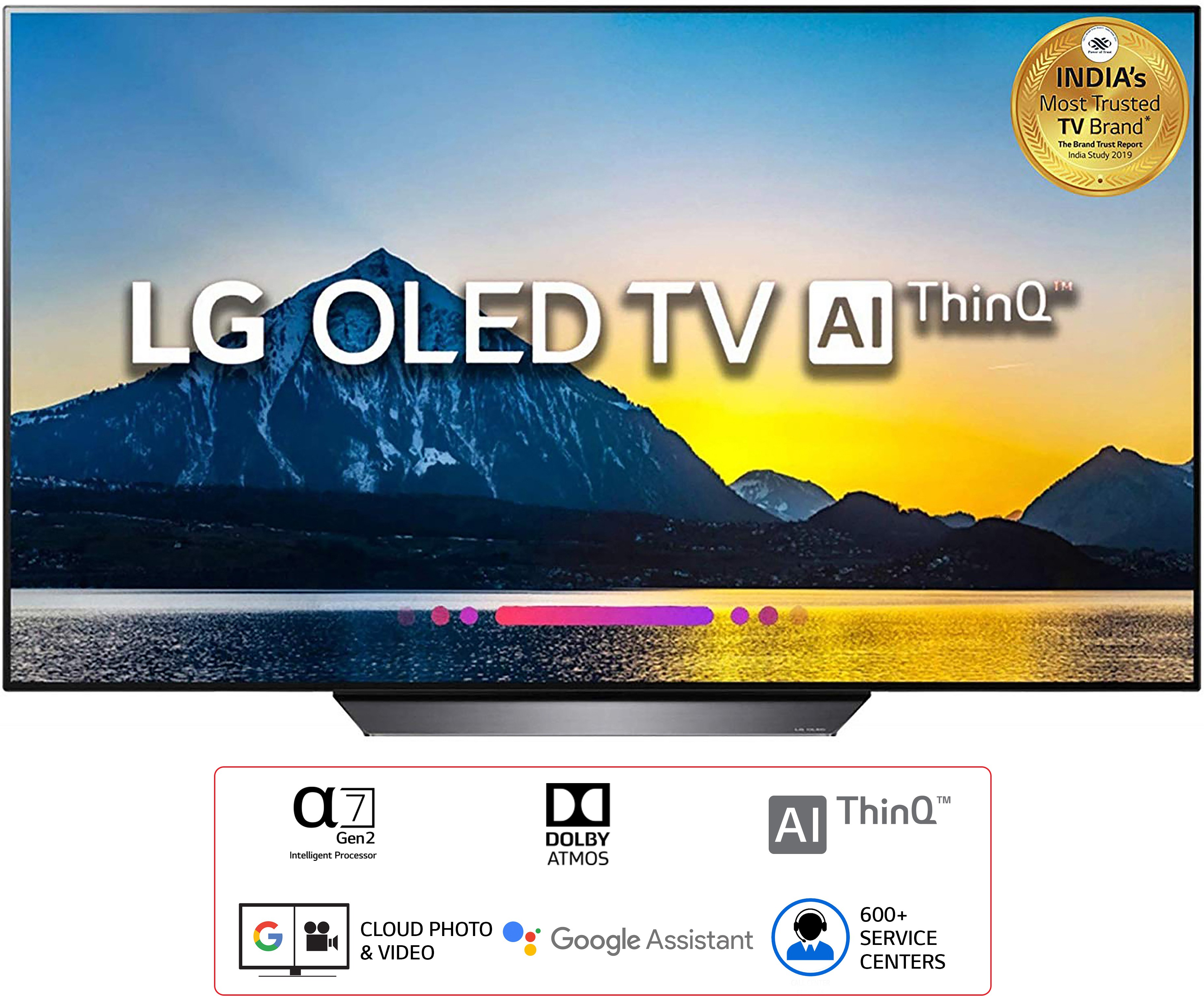 LG   (65 inch) Ultra HD (4K)AMOLED (OLED65B8PTA)