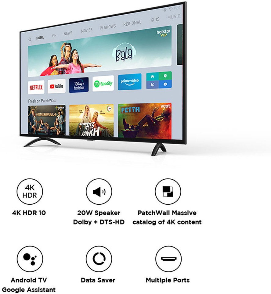 Xiaomi  4X (55 inch) Ultra HD (4K) (L55M5-5XIN)