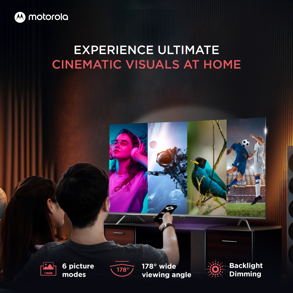 MOTOROLA  EnvisionX (55 inch) Ultra HD (4K) (55UHDGQMWS5Q)