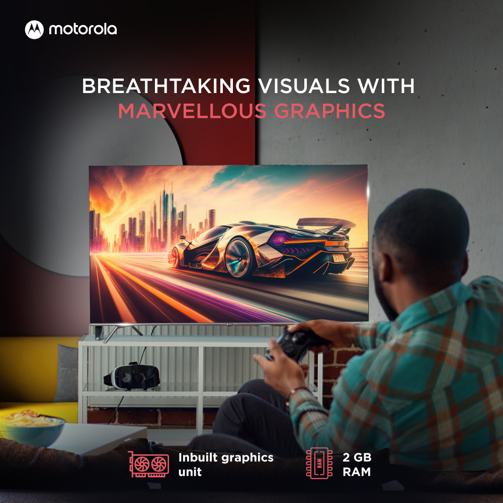 MOTOROLA  EnvisionX (55 inch) Ultra HD (4K) (55UHDGQMWS5Q)