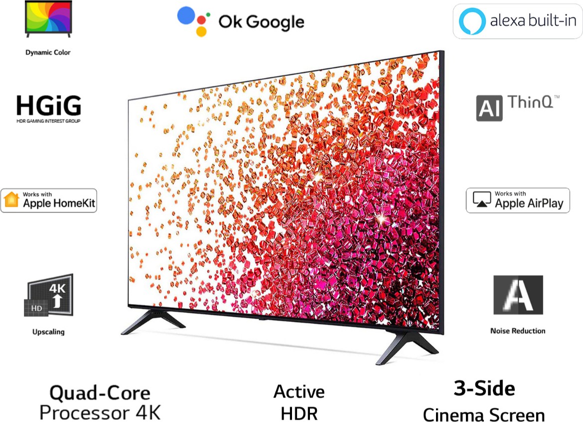 LG  Nanocell (43 inch) Ultra HD (4K) (43NANO73TPZ)