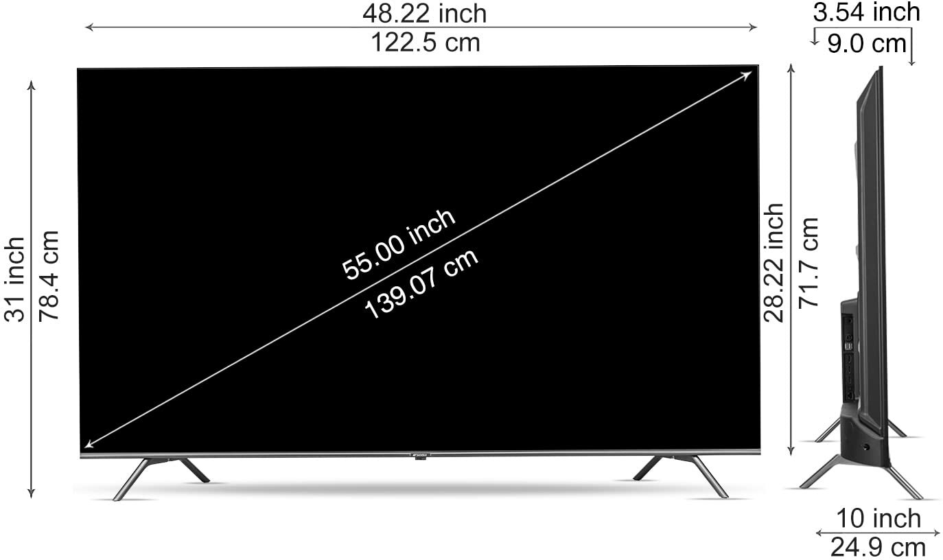 Sansui   (55 inch) Ultra HD (4K) (JSW55GSQLED)