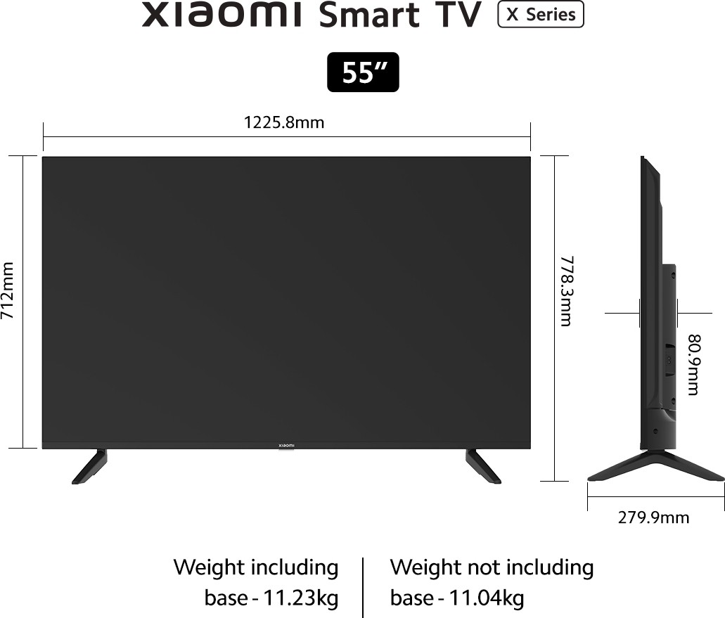 Xiaomi  X Series (55 inch) Ultra HD (4K) (L55M7-A2IN)