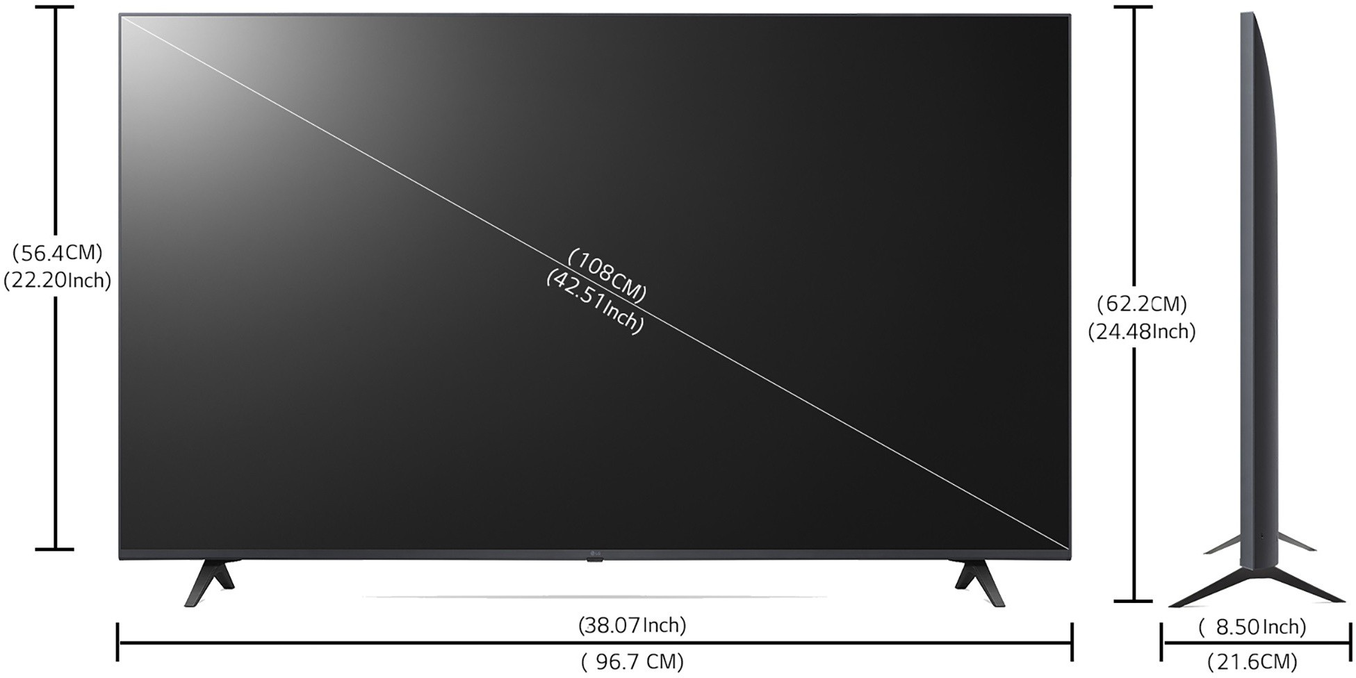 LG  UQ8020 (43 inch) Ultra HD (4K) (43UQ8020PSB)