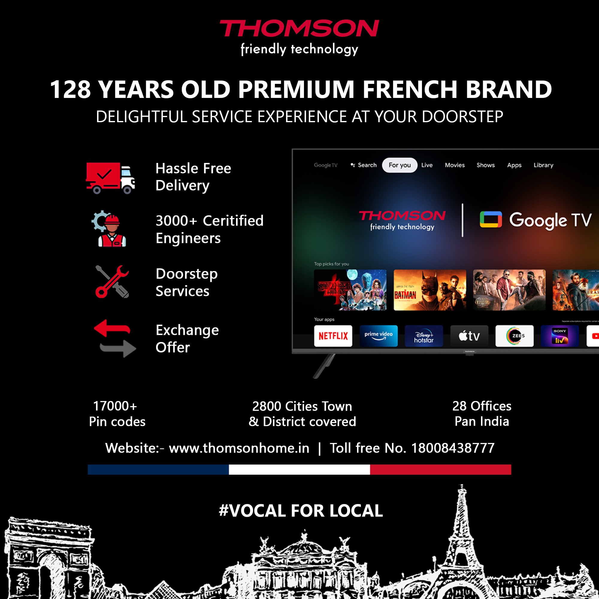 Thomson   (55 inch) Ultra HD (4K)QLED (Q55H1001)