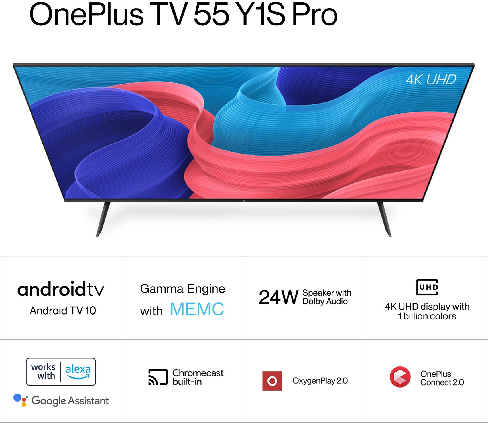 OnePlus  Y1S Pro (55 inch) Ultra HD (4K)LED (55UD2A00)