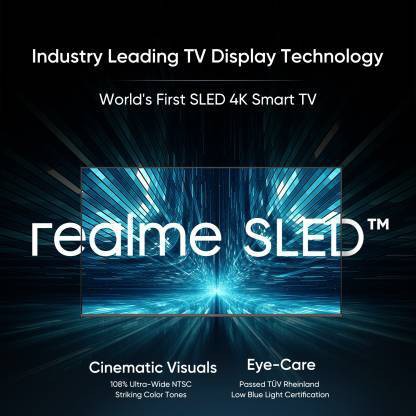 realme  SLED (55 inch) Ultra HD (4K)Smart LED (RMV2001-SLED-TV-55)