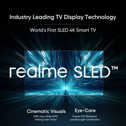 realme SLED (55 inch) Ultra HD (4K)Smart LED (RMV2001-SLED-TV-55) realme SLED (55 inch) Ultra HD (4K)Smart LED (RMV2001-SLED-TV-55)