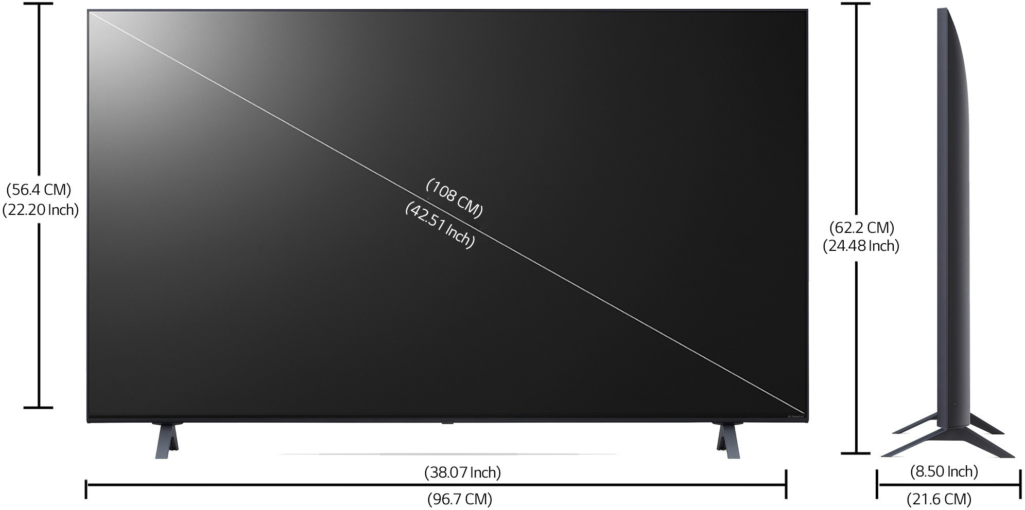 LG  Nanocell (43 inch) Ultra HD (4K) (43NANO73SQA)