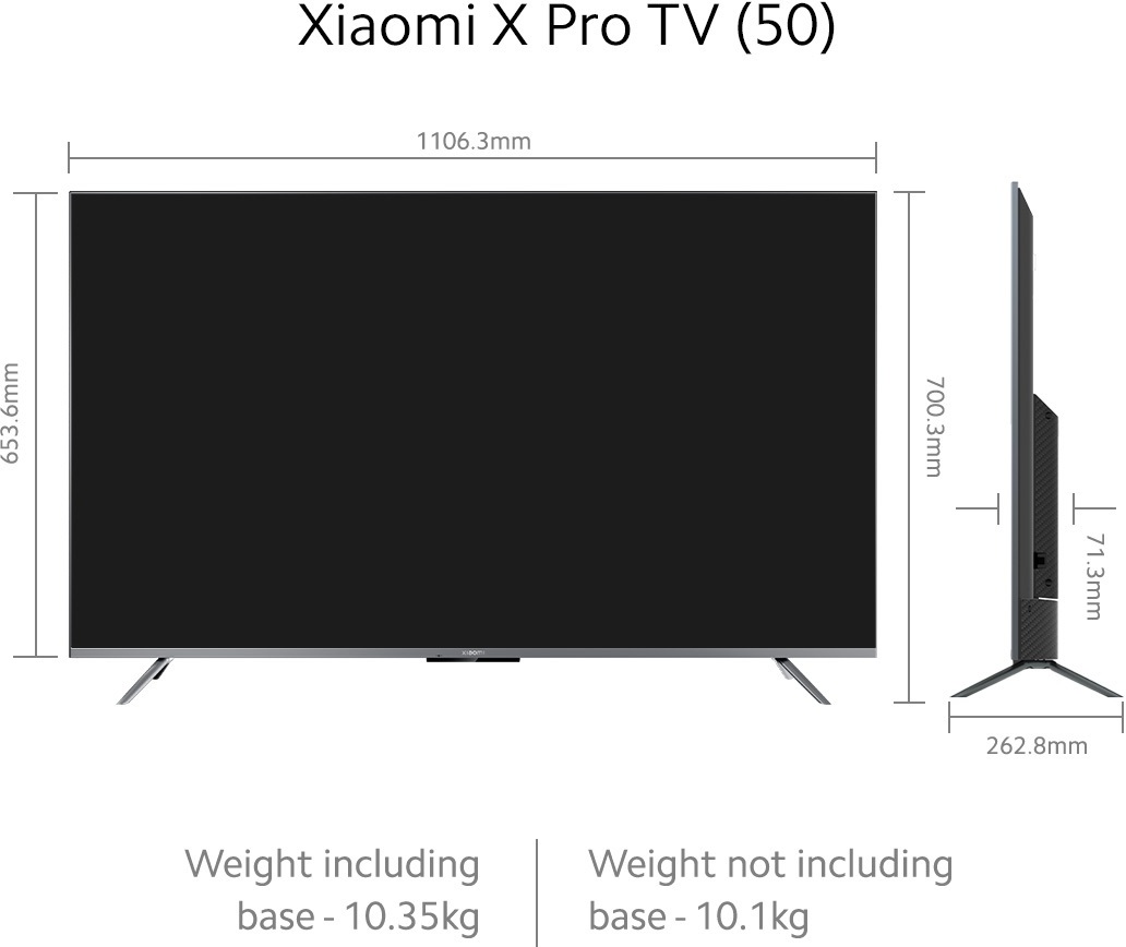 Xiaomi  X Pro (50 inch) Ultra HD (4K) (L50M8-5XIN)