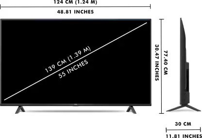 TCL  P616 (55 inch) Ultra HD (4K)A+ Grade (55P616)