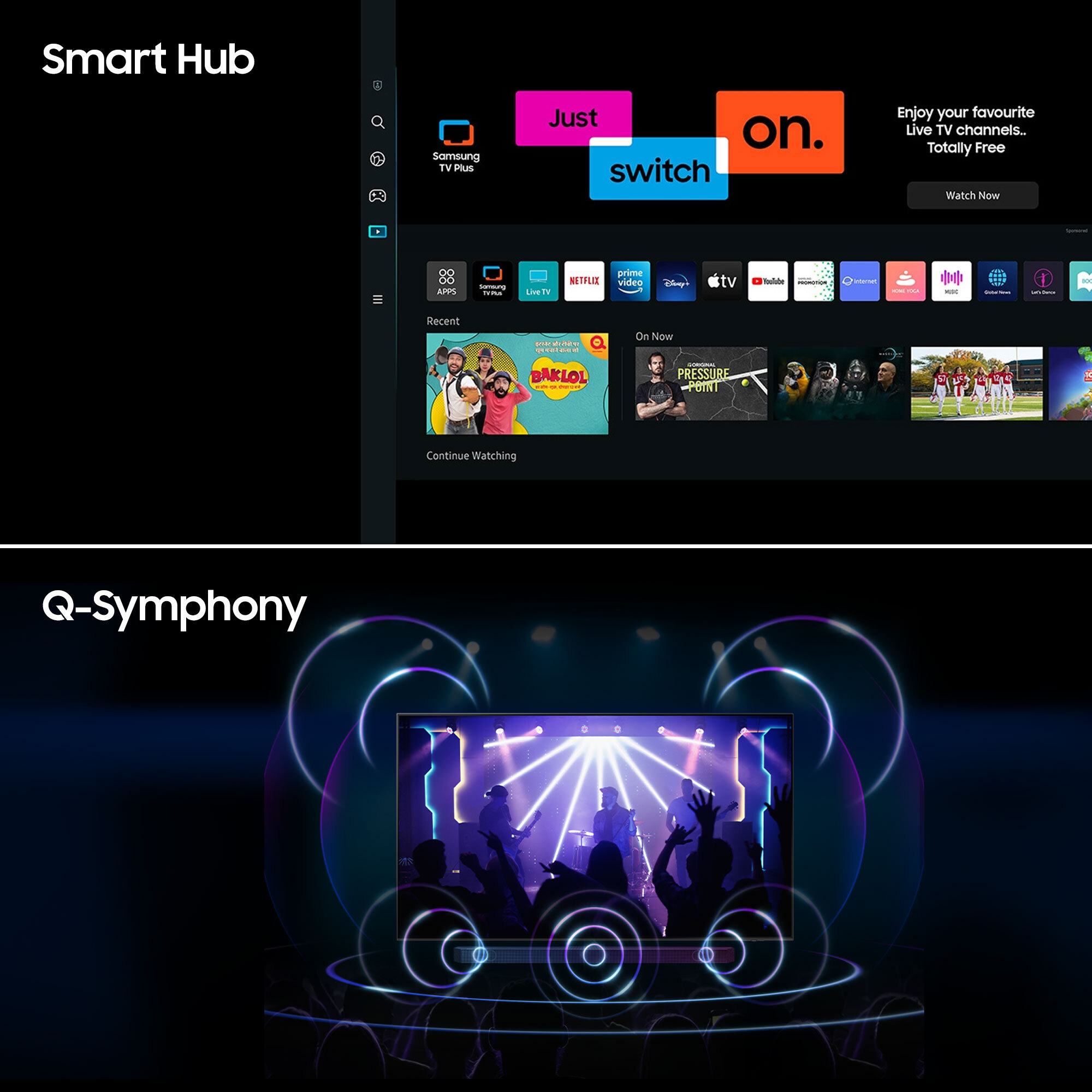 SAMSUNG  Crystal Vision 4K iSmart Series (55 inch) Ultra HD (4K)QLED (UA55CUE70AKLXL)